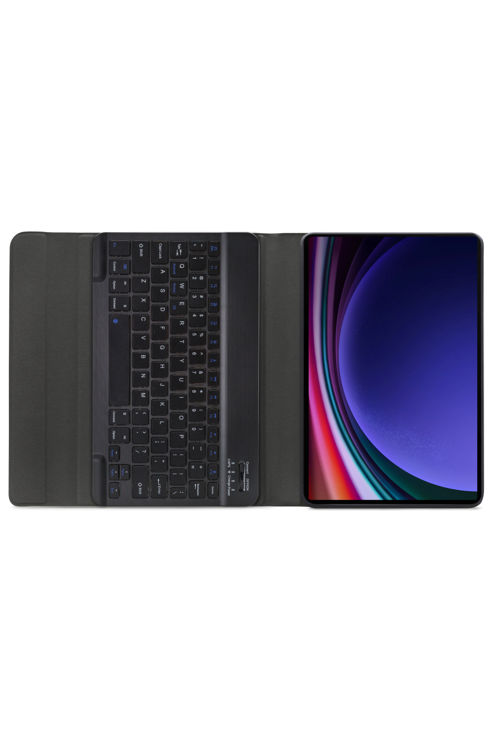 Mobilize Detachable Bluetooth Keyboard Case Samsung Galaxy Tab S9 11/S9 Fe 10.9 Black Qwerty - Afbeelding 4