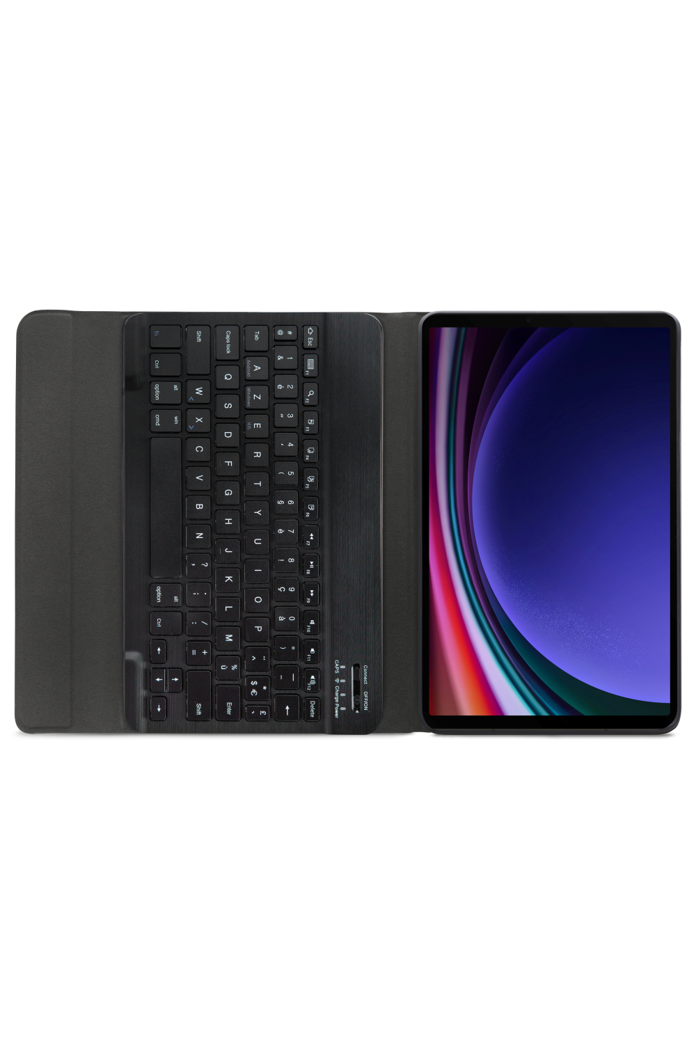 Mobilize Detachable Bluetooth Keyboard Case Samsung Galaxy Tab S9 11/S9 Fe 10.9 Black Azerty - Afbeelding 4