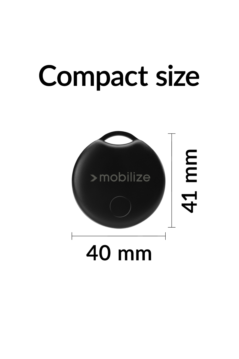 Mobilize Find My Smart Tag Black - Afbeelding 3