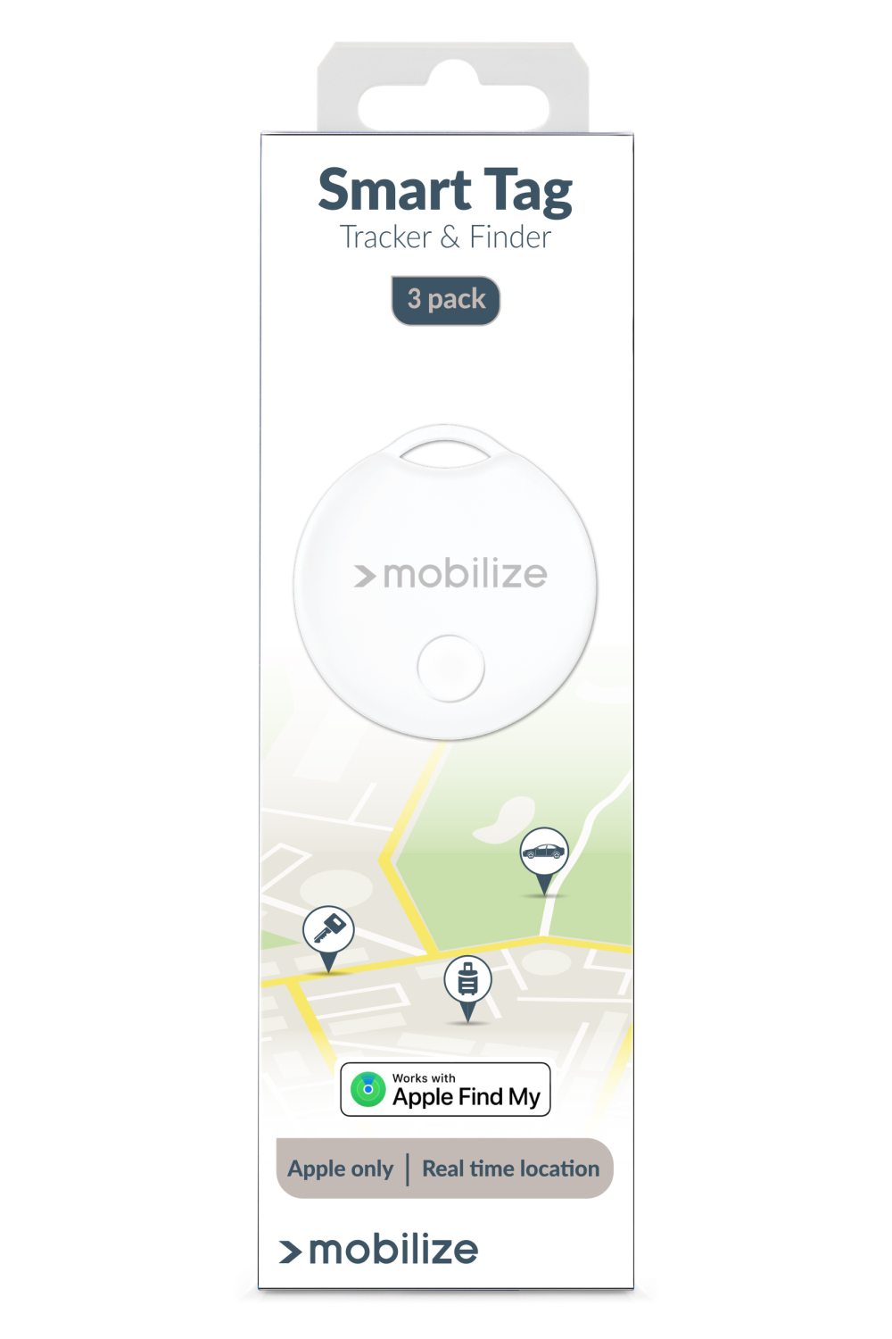 Mobilize Find My Smart Tag White (3-Pack) - Afbeelding 10