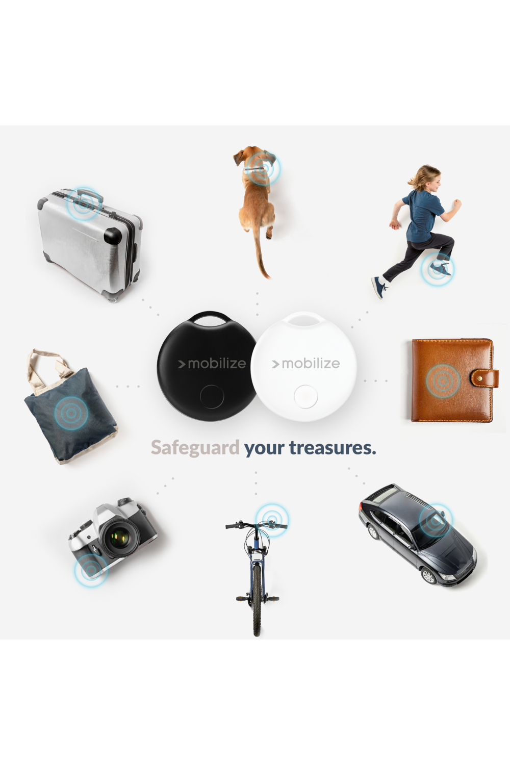 Mobilize Find My Smart Tag White (3-Pack) - Afbeelding 7