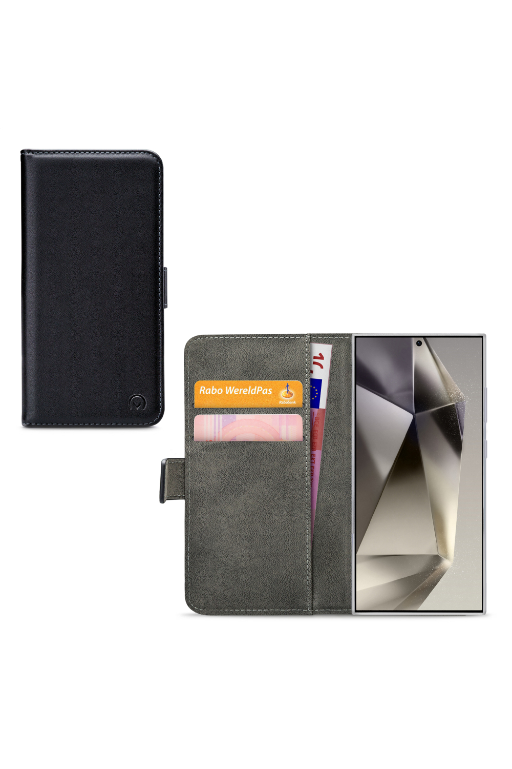 Mobilize Classic Gelly Wallet Book Case Samsung Galaxy S24 Ultra 5G Black