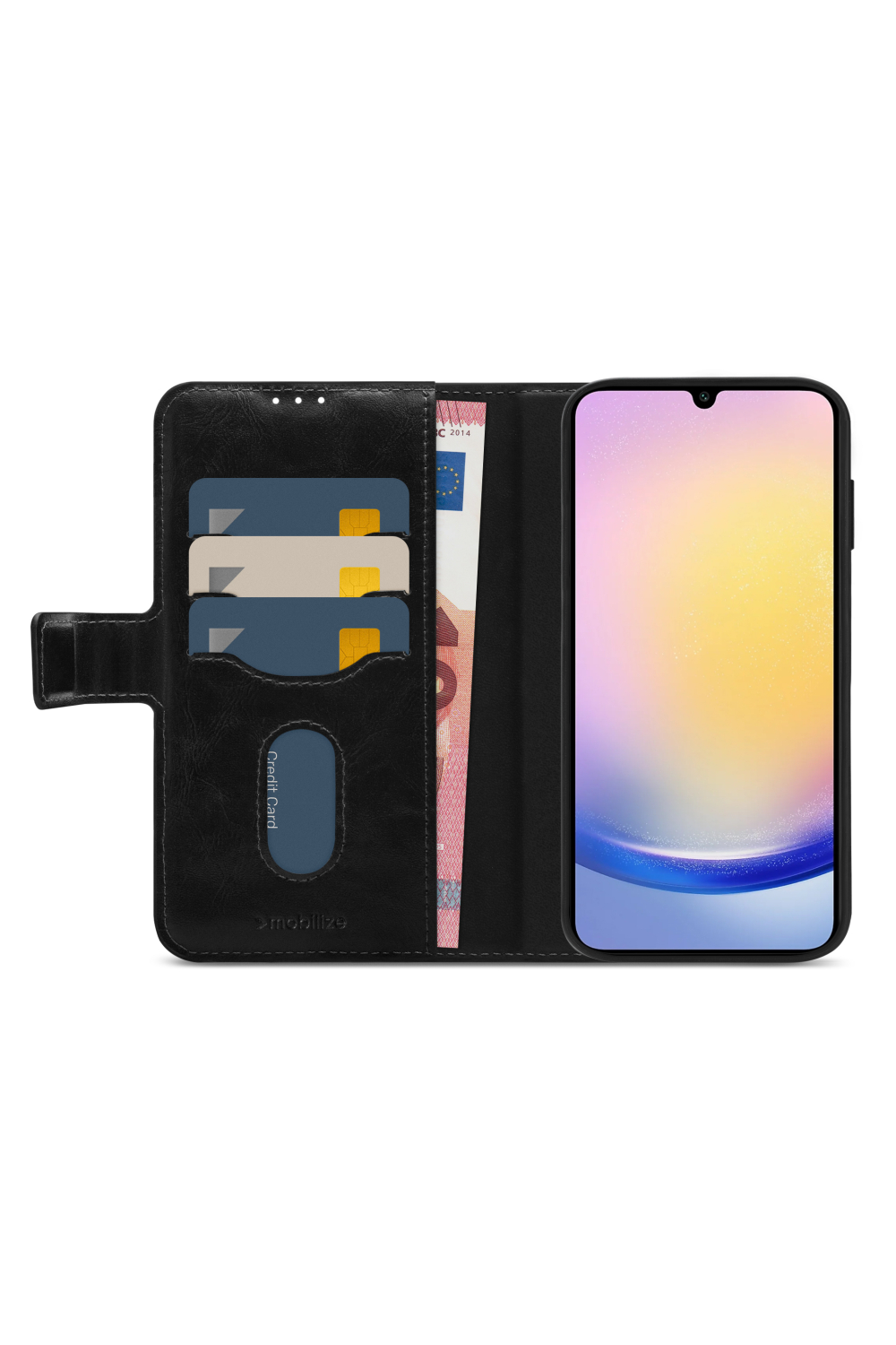 Mobilize 2In1 Magnet Gelly Wallet Case Samsung Galaxy A25 5G Black - Afbeelding 3