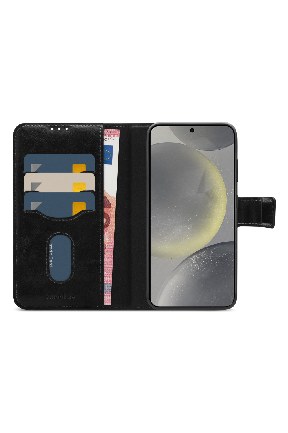 Mobilize 2In1 Magsafe Compatible Gelly Wallet Case Samsung Galaxy S24+ 5G Black - Afbeelding 3