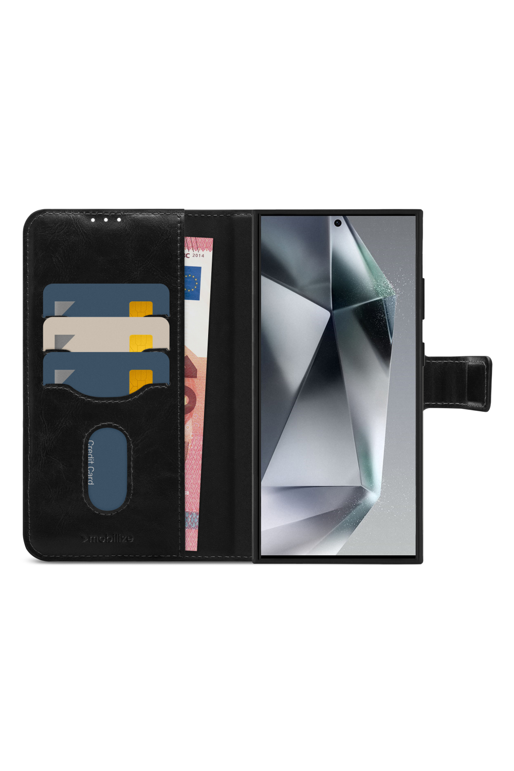 Mobilize 2In1 Magsafe Compatible Gelly Wallet Case Samsung Galaxy S24 Ultra 5G Black - Afbeelding 3