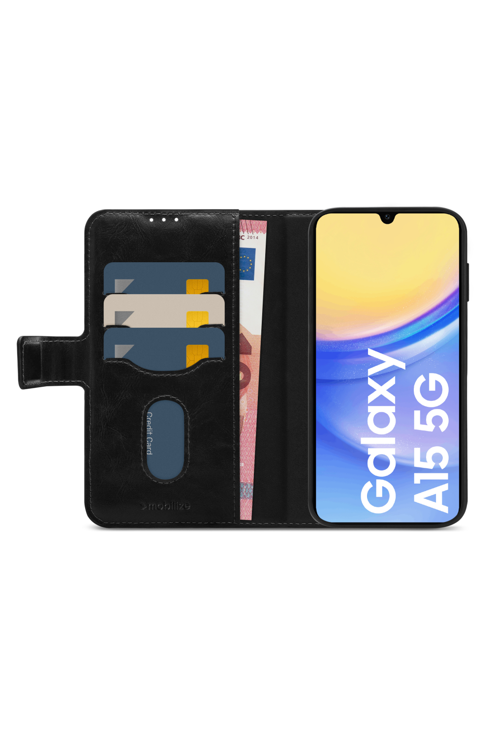 Mobilize 2In1 Magnet Gelly Wallet Case Samsung Galaxy A15 4G/5G Black - Afbeelding 3