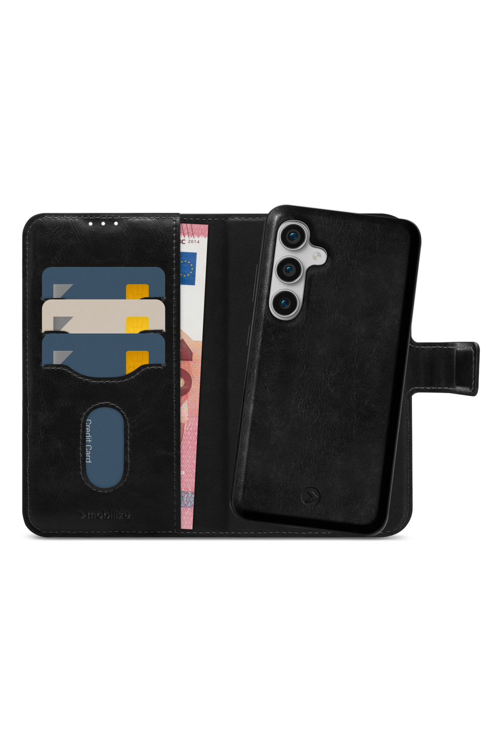 Mobilize 2In1 Magsafe Compatible Gelly Wallet Case Samsung Galaxy S23 Fe 5G Black
