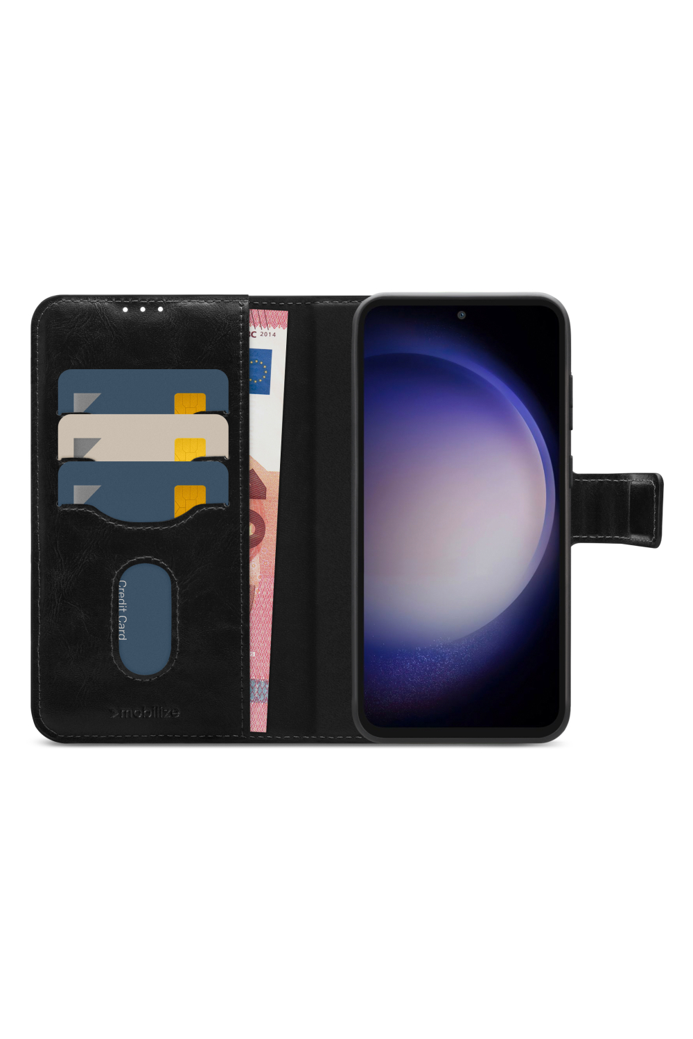 Mobilize 2In1 Magsafe Compatible Gelly Wallet Case Samsung Galaxy S23 Fe 5G Black - Afbeelding 3