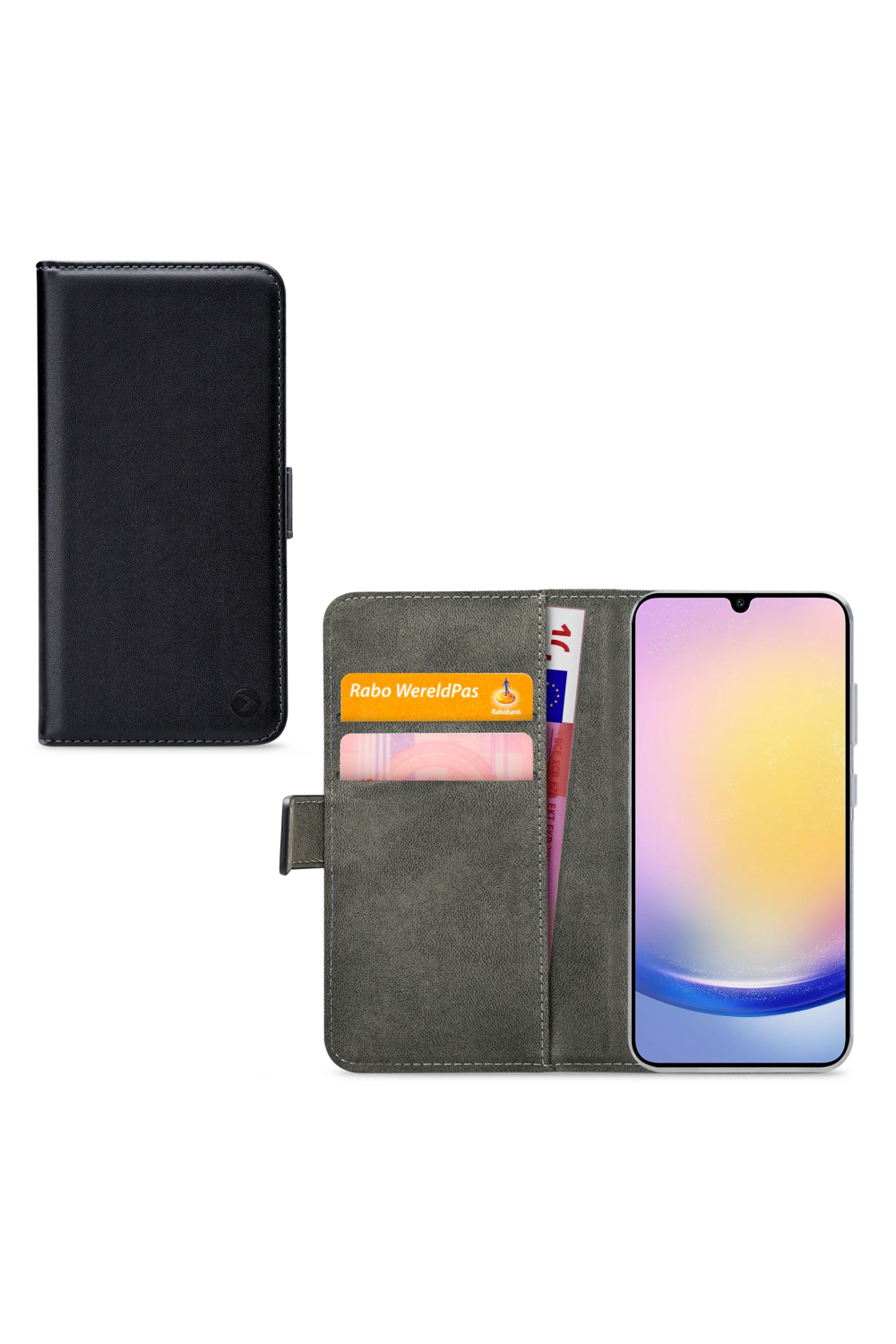 Mobilize Classic Gelly Wallet Book Case Samsung Galaxy A25 5G Black