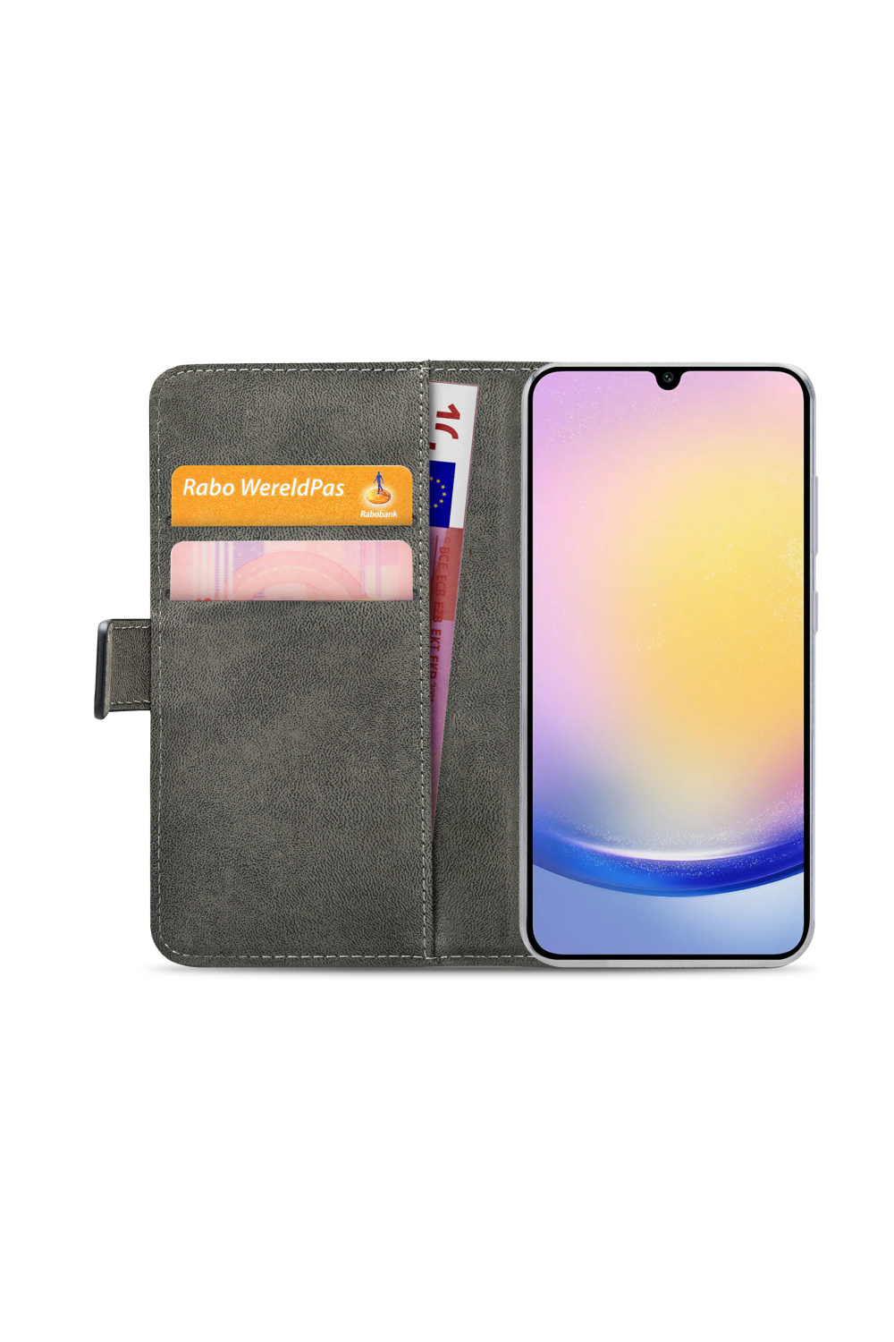 Mobilize Classic Gelly Wallet Book Case Samsung Galaxy A25 5G Black - Afbeelding 4