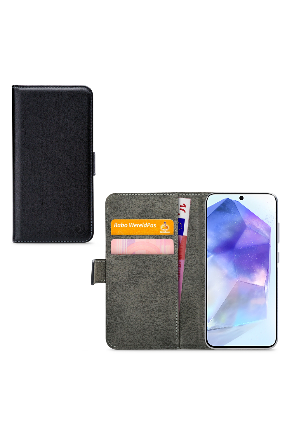 Mobilize Classic Gelly Wallet Book Case Samsung Galaxy A55 5G Black