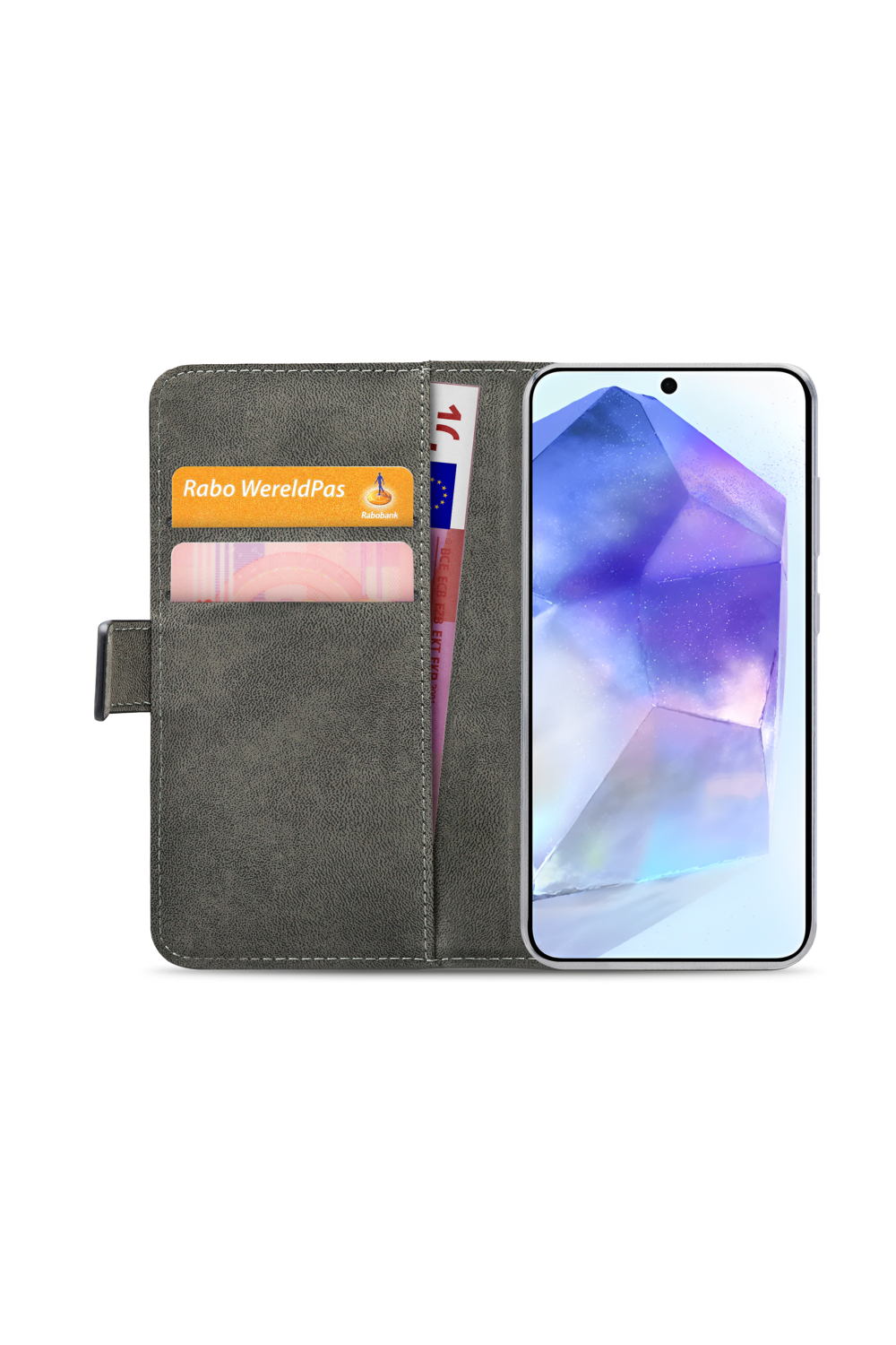 Mobilize Classic Gelly Wallet Book Case Samsung Galaxy A55 5G Black - Afbeelding 4