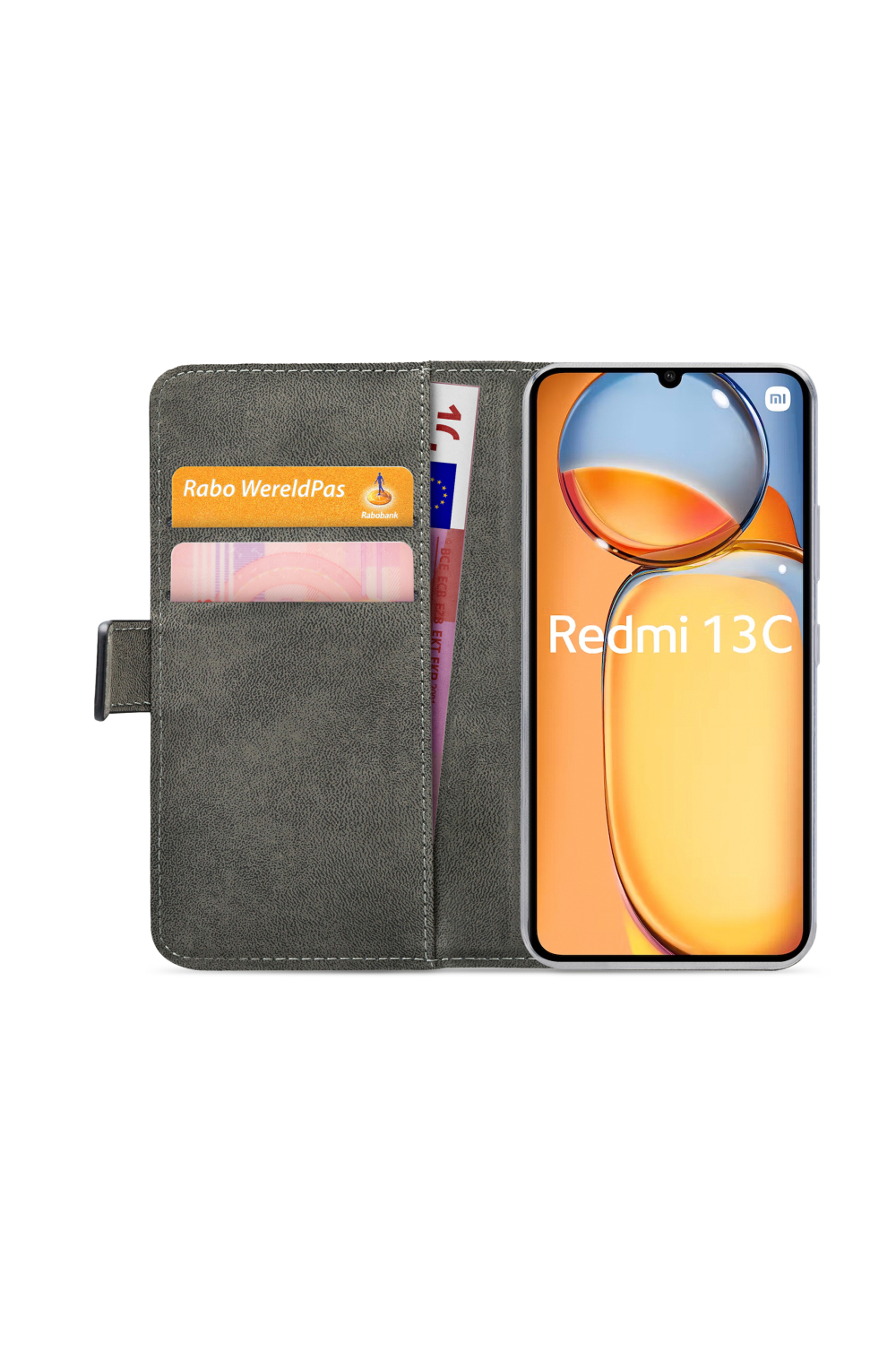 Mobilize Classic Gelly Wallet Book Case Xiaomi Redmi 13C 4G/5G Black - Afbeelding 4