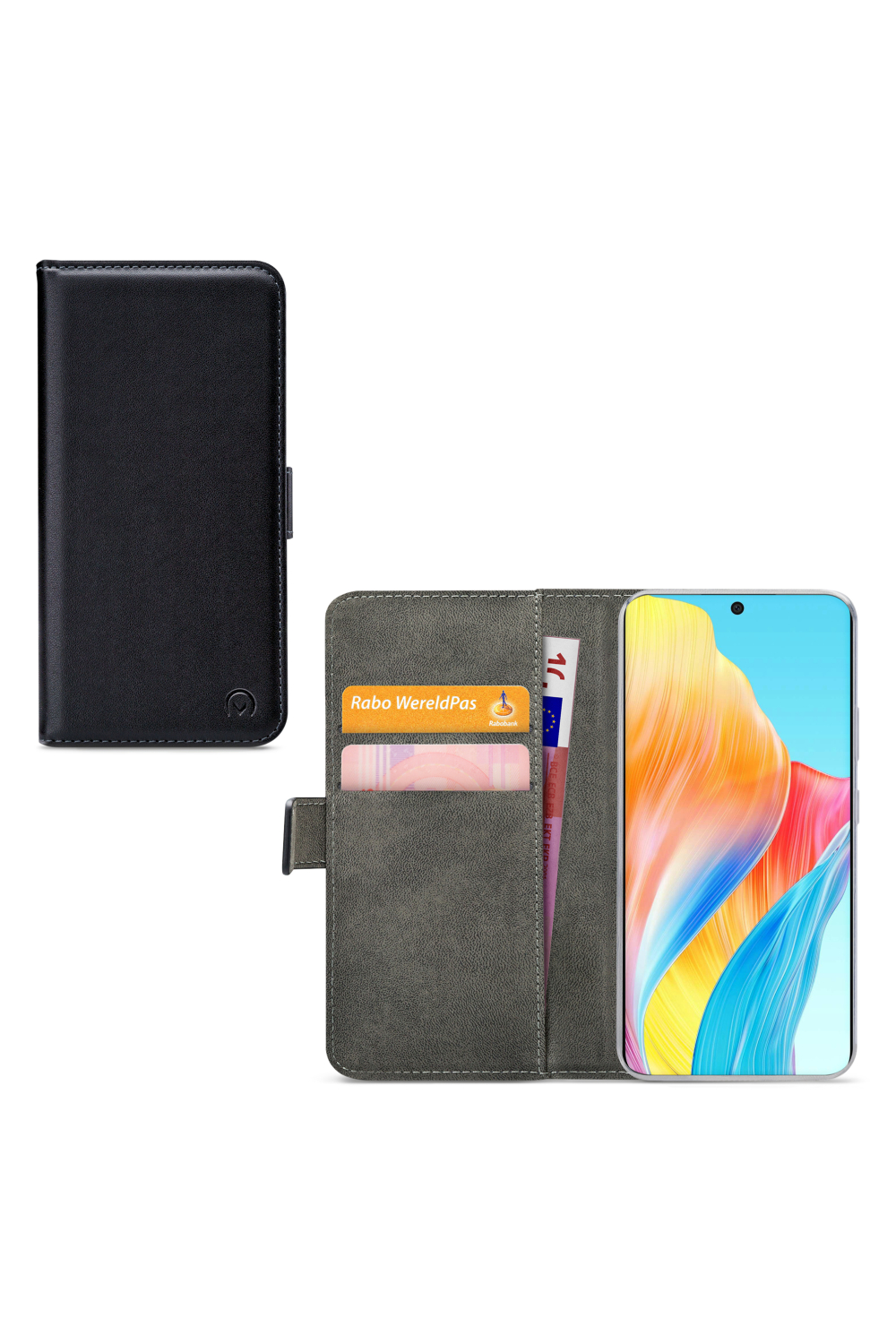 Mobilize Classic Gelly Wallet Book Case Oppo A58 4G Black