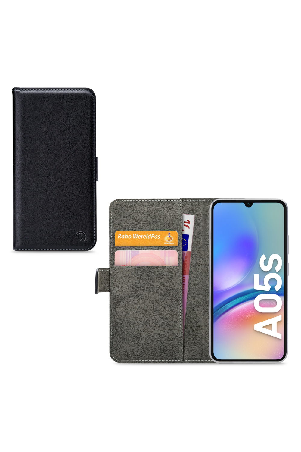 Mobilize Classic Gelly Wallet Book Case Samsung Galaxy A05S Black