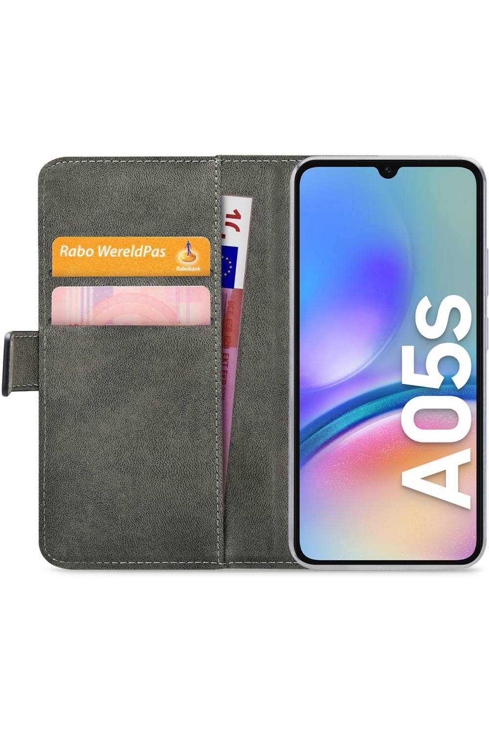 Mobilize Classic Gelly Wallet Book Case Samsung Galaxy A05S Black - Afbeelding 4