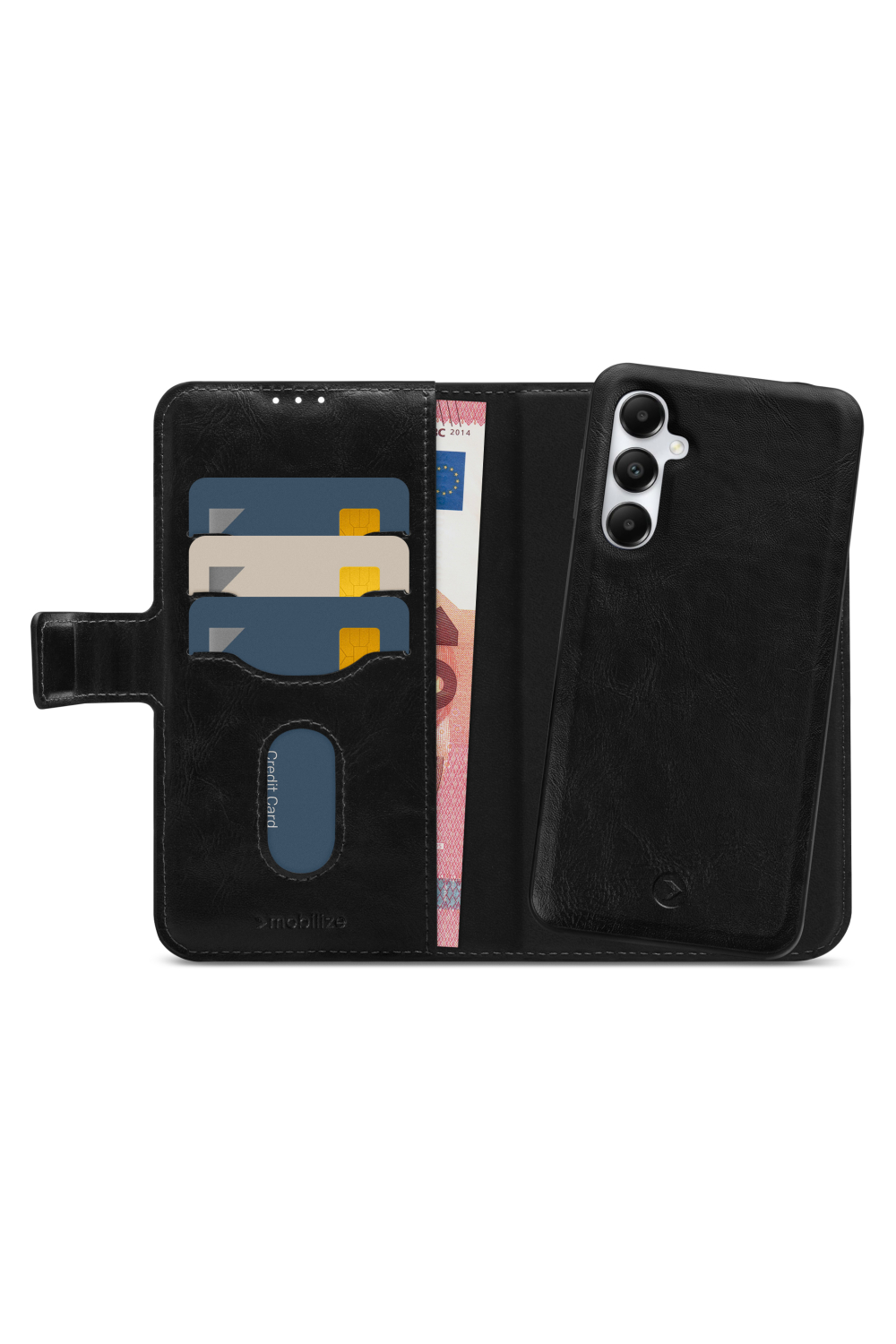 Mobilize 2In1 Magnet Gelly Wallet Case Samsung Galaxy A05S Black