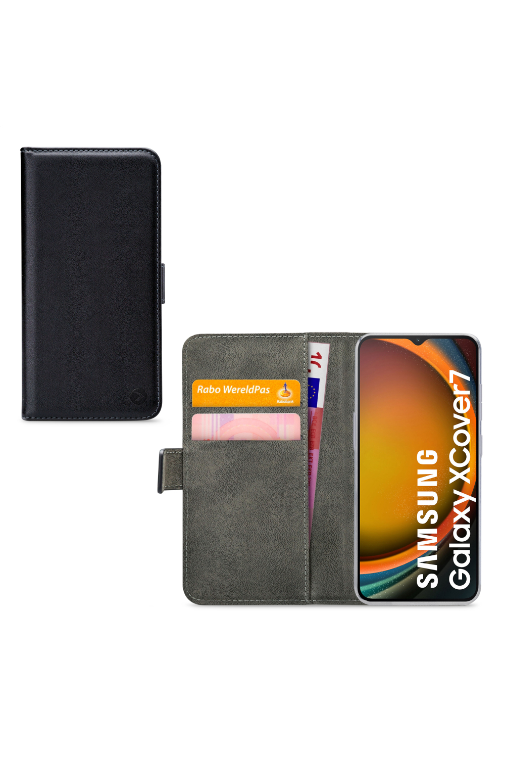 Mobilize Classic Gelly Wallet Book Case Samsung Galaxy Xcover7 Black