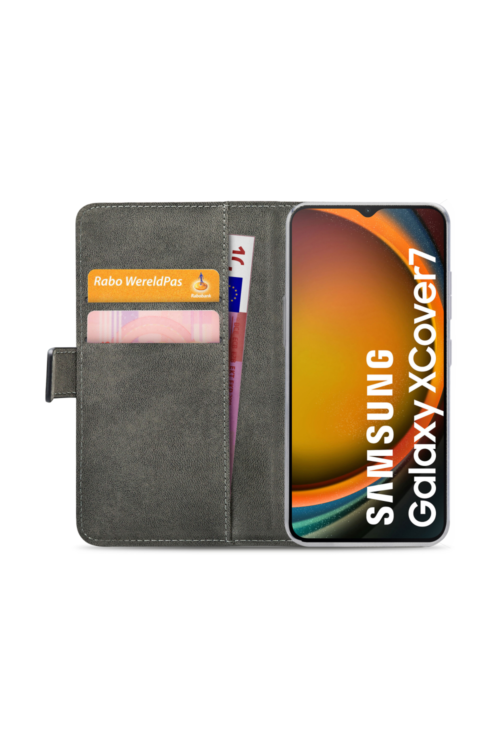 Mobilize Classic Gelly Wallet Book Case Samsung Galaxy Xcover7 Black - Afbeelding 4