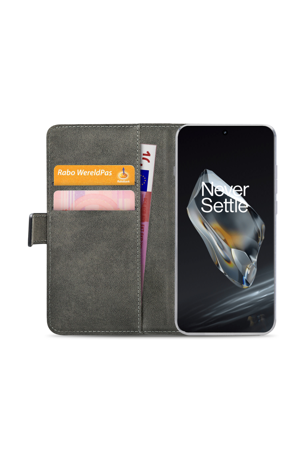 Mobilize Classic Gelly Wallet Book Case Oneplus 12 Black - Afbeelding 4