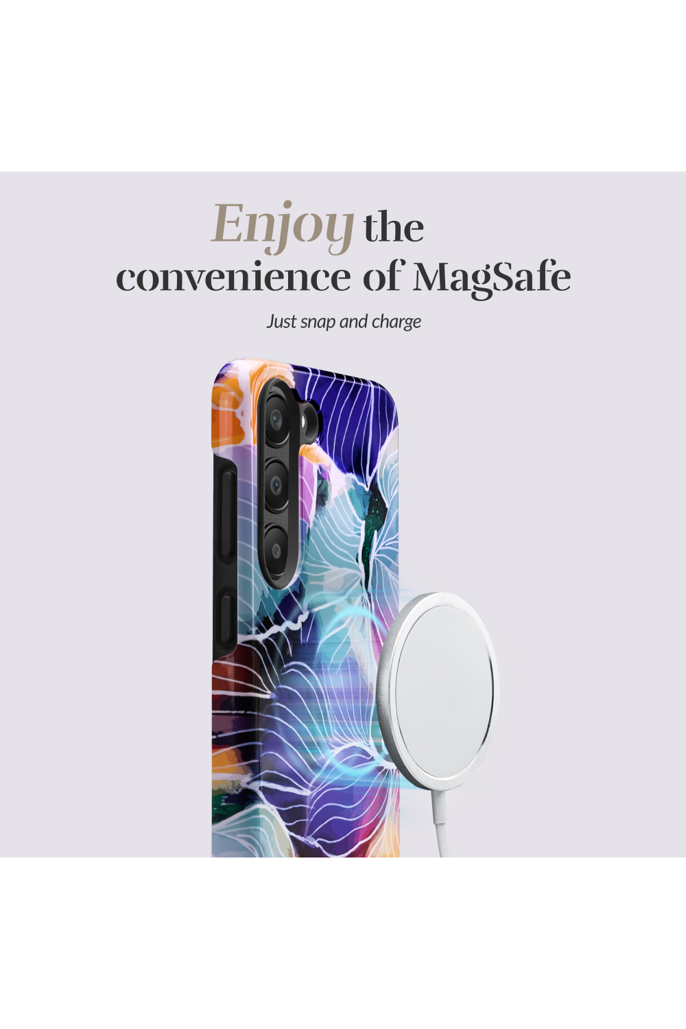 Mio By Mobilize Mio Flowers Magsafe Compatible For Samsung A14 4G/5G - Afbeelding 3
