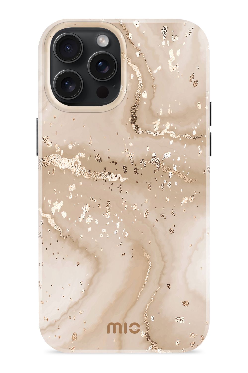 Mio By Mobilize Mio Gold Marble Magsafe Compatible For Iphone 15 Pro Max