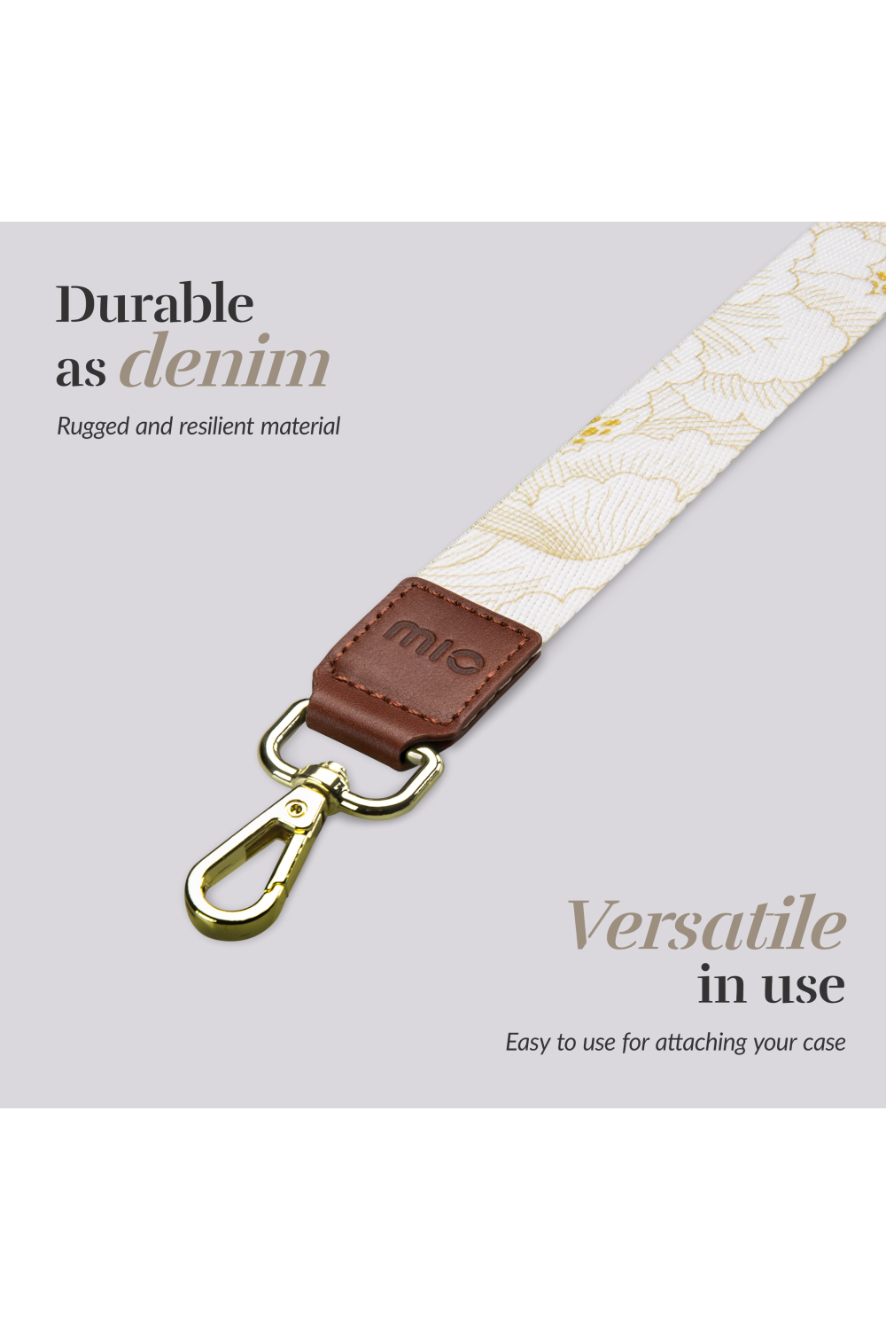 Mio By Mobilize Mio Lanyard White Roses - Afbeelding 3