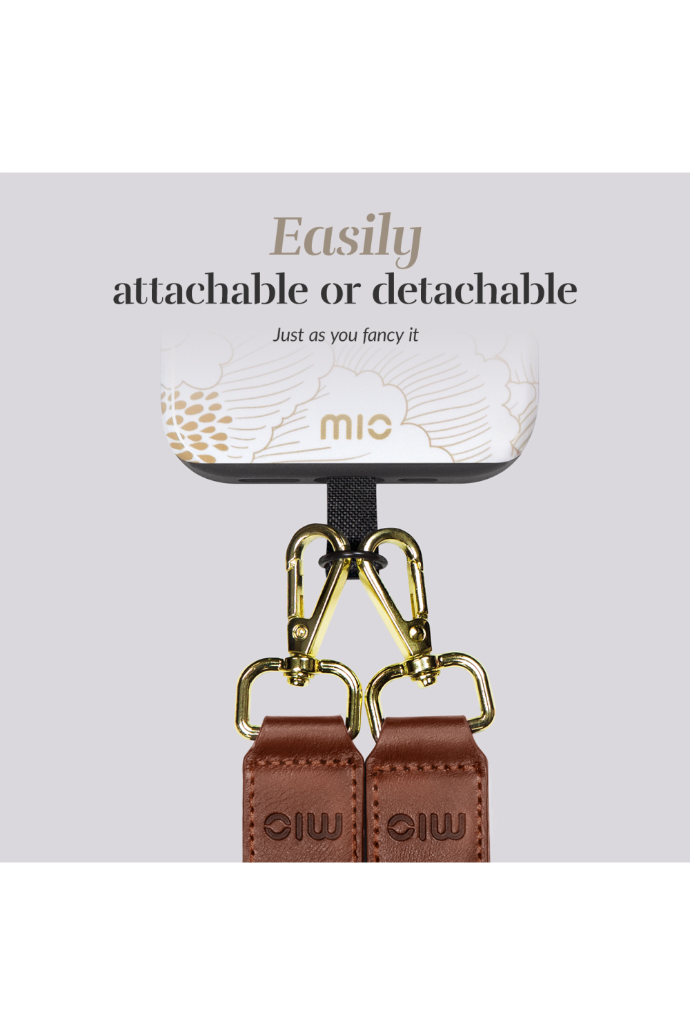 Mio By Mobilize Mio Lanyard White Roses - Afbeelding 4