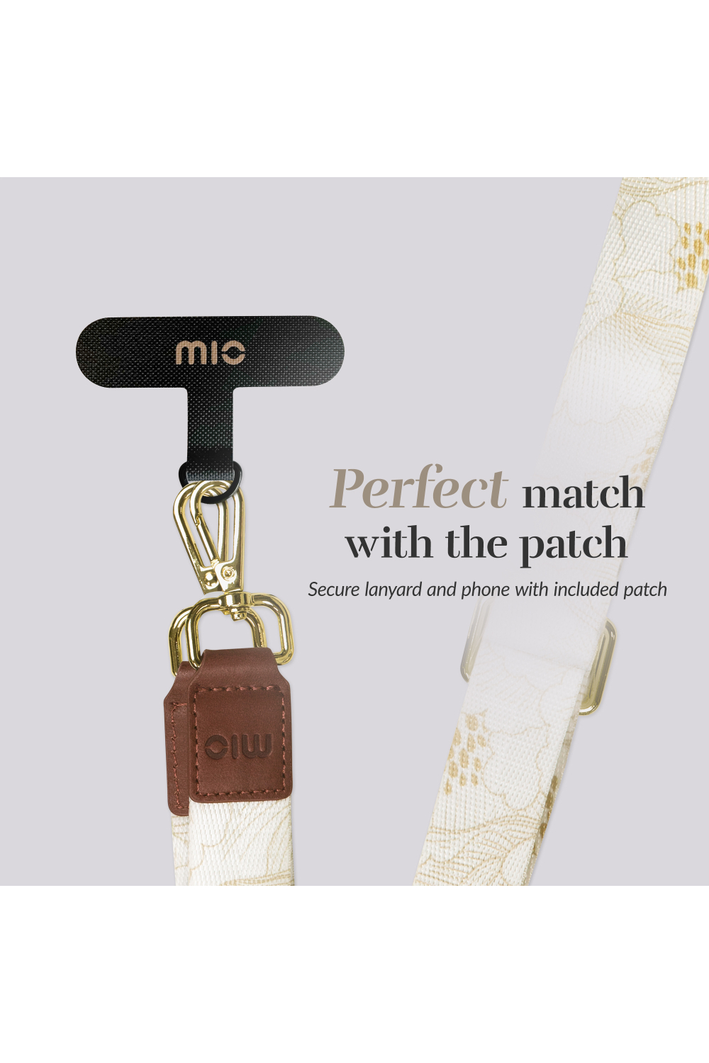 Mio By Mobilize Mio Lanyard White Roses - Afbeelding 5