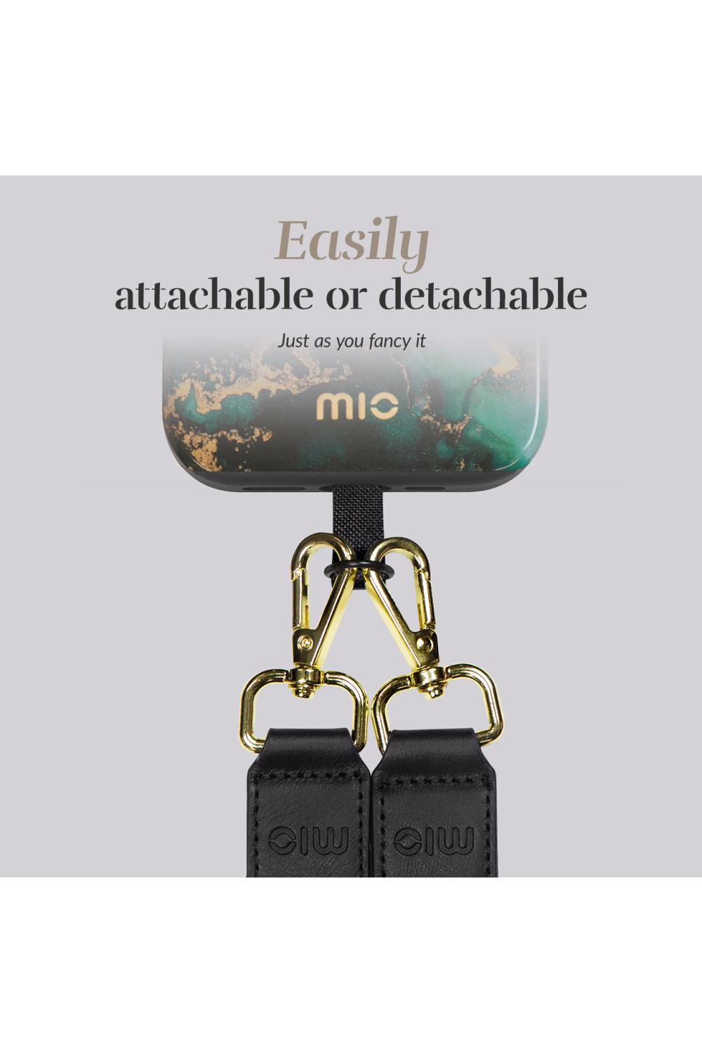 Mio By Mobilize Mio Lanyard Green Marble - Afbeelding 4