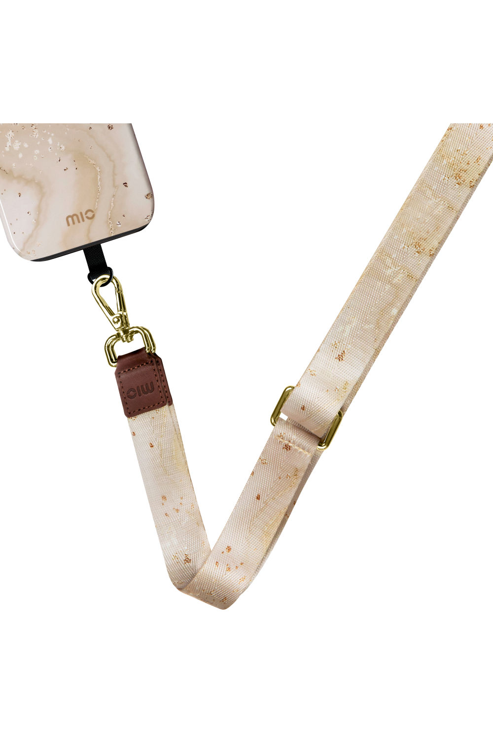 Mio By Mobilize Mio Lanyard Gold Marble