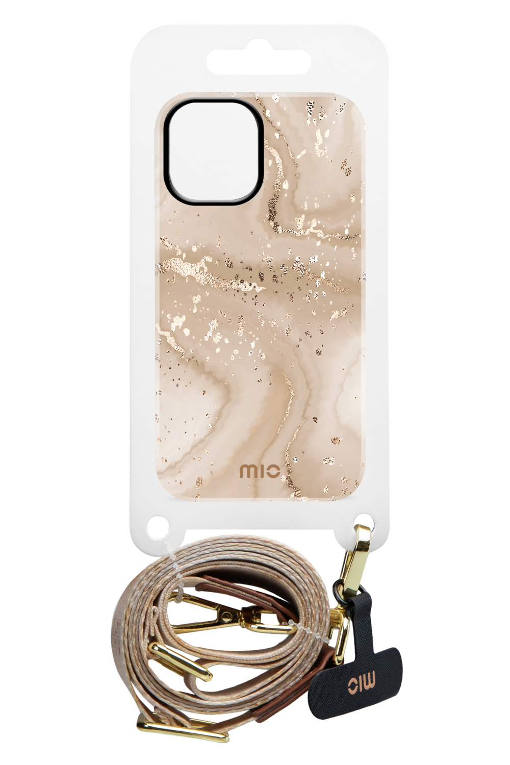 Mio By Mobilize Mio Lanyard Gold Marble - Afbeelding 8