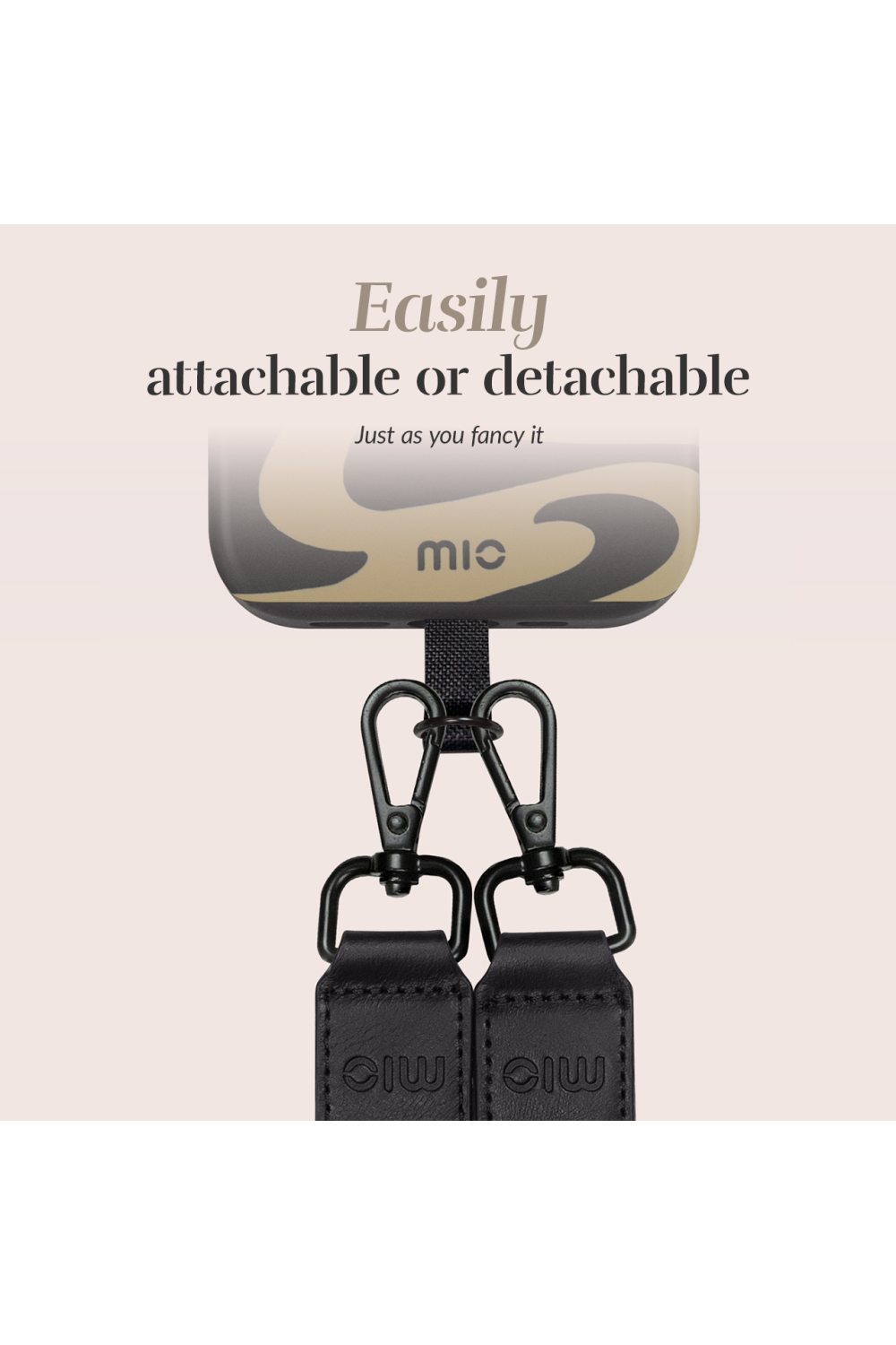 Mio By Mobilize Mio Lanyard Black - Afbeelding 4
