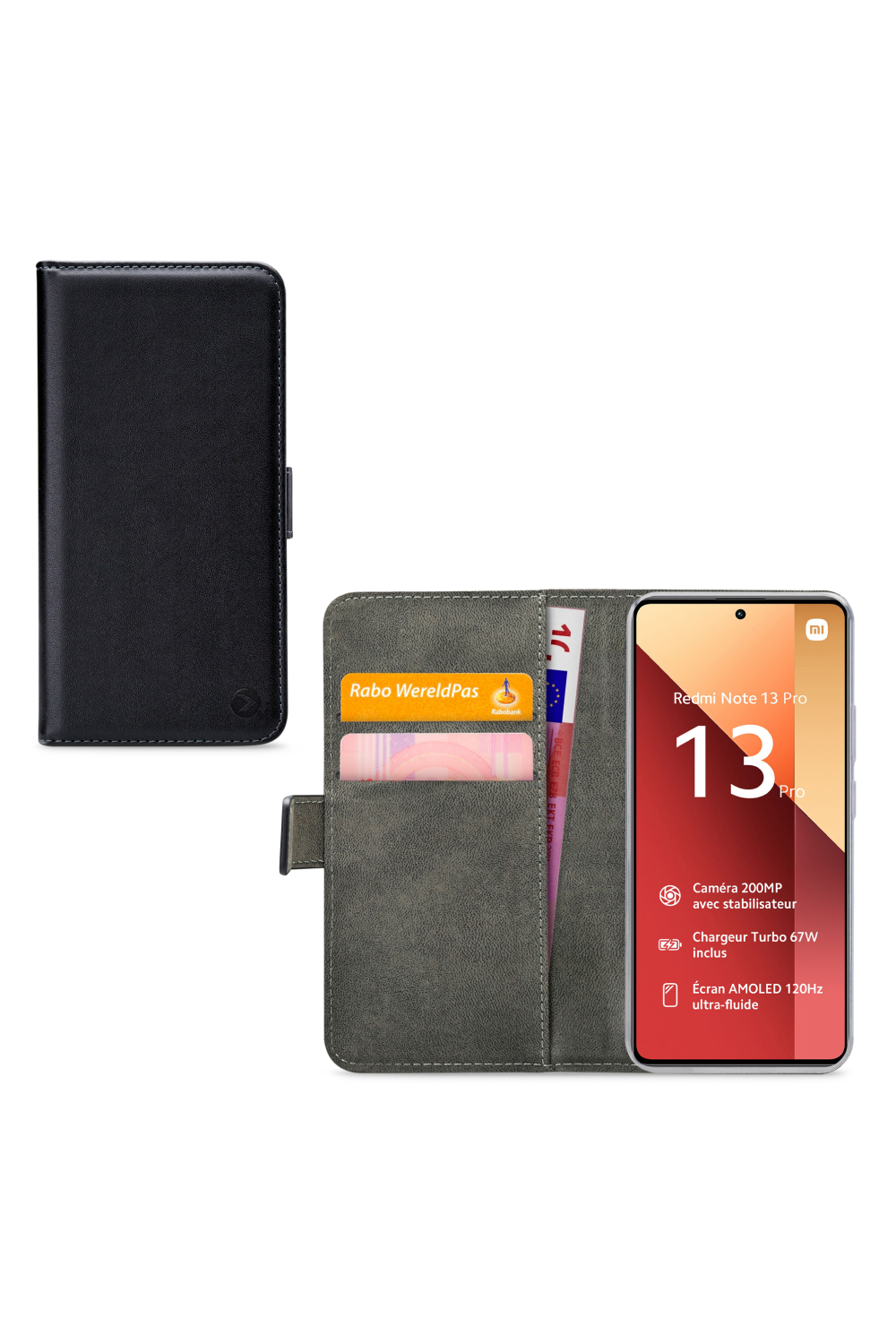 Mobilize Classic Gelly Wallet Book Case Xiaomi Poco M6 Pro 4G/Redmi Note 13 Pro 4G  Black