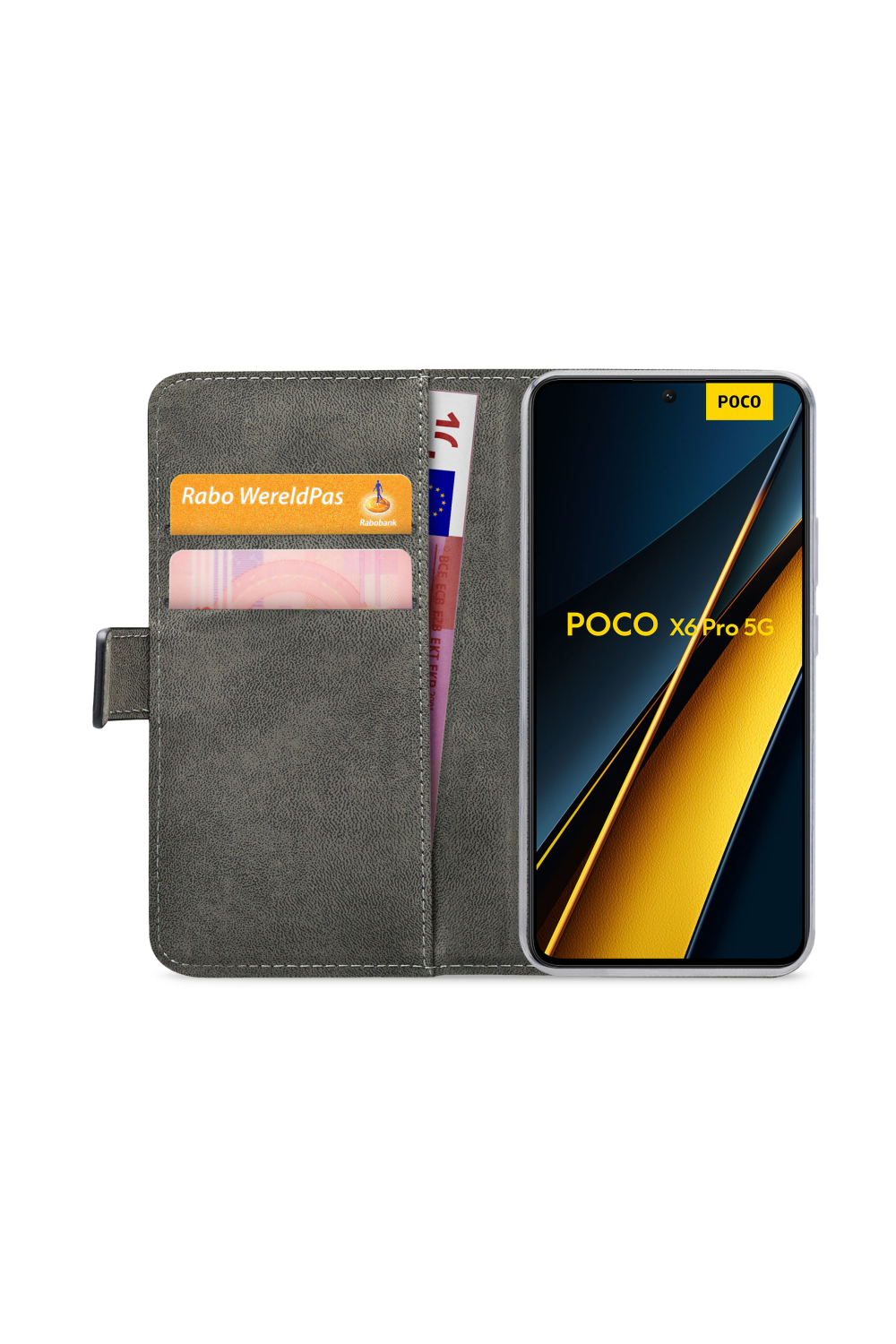Mobilize Classic Gelly Wallet Book Case Xiaomi Poco X6 Pro 5G Black - Afbeelding 4