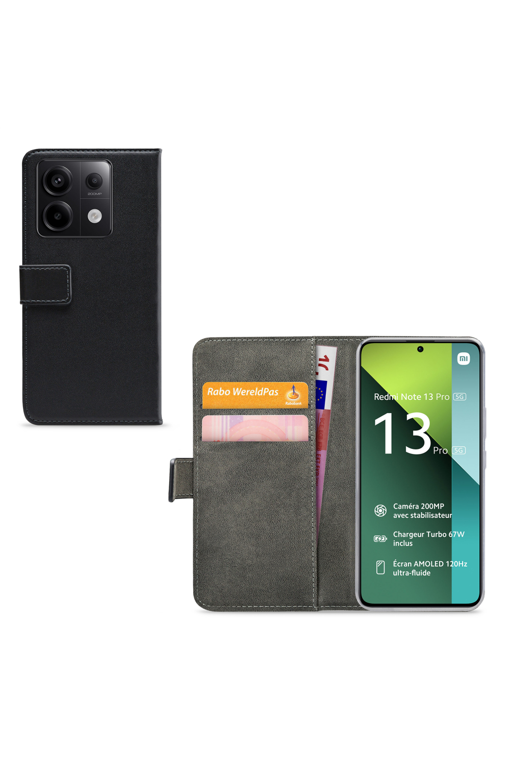 Mobilize Classic Gelly Wallet Book Case Xiaomi Poco X6 5G/Redmi Note 13 Pro 5G Black