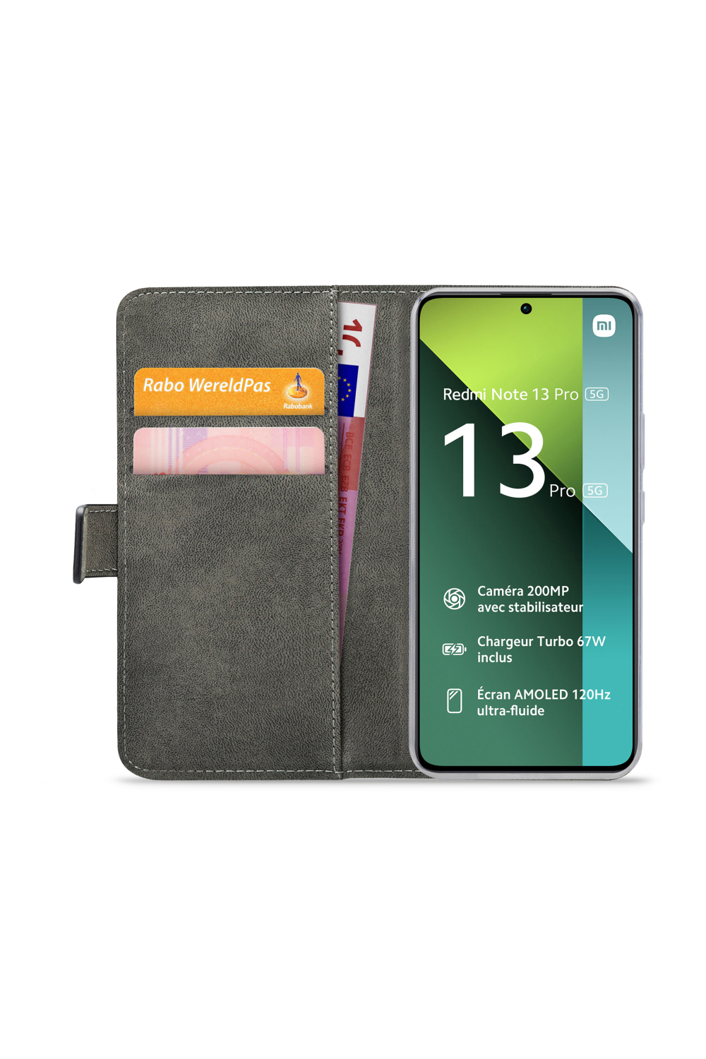 Mobilize Classic Gelly Wallet Book Case Xiaomi Poco X6 5G/Redmi Note 13 Pro 5G Black - Afbeelding 4