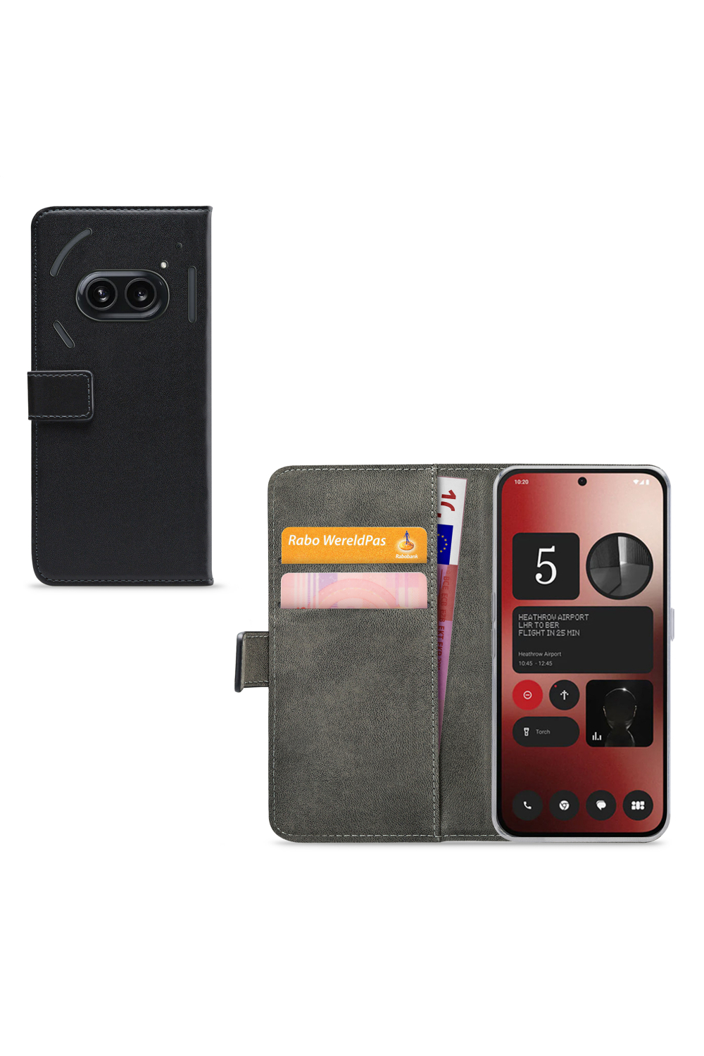 Mobilize Classic Gelly Wallet Book Case Nothing Phone (2A) Black