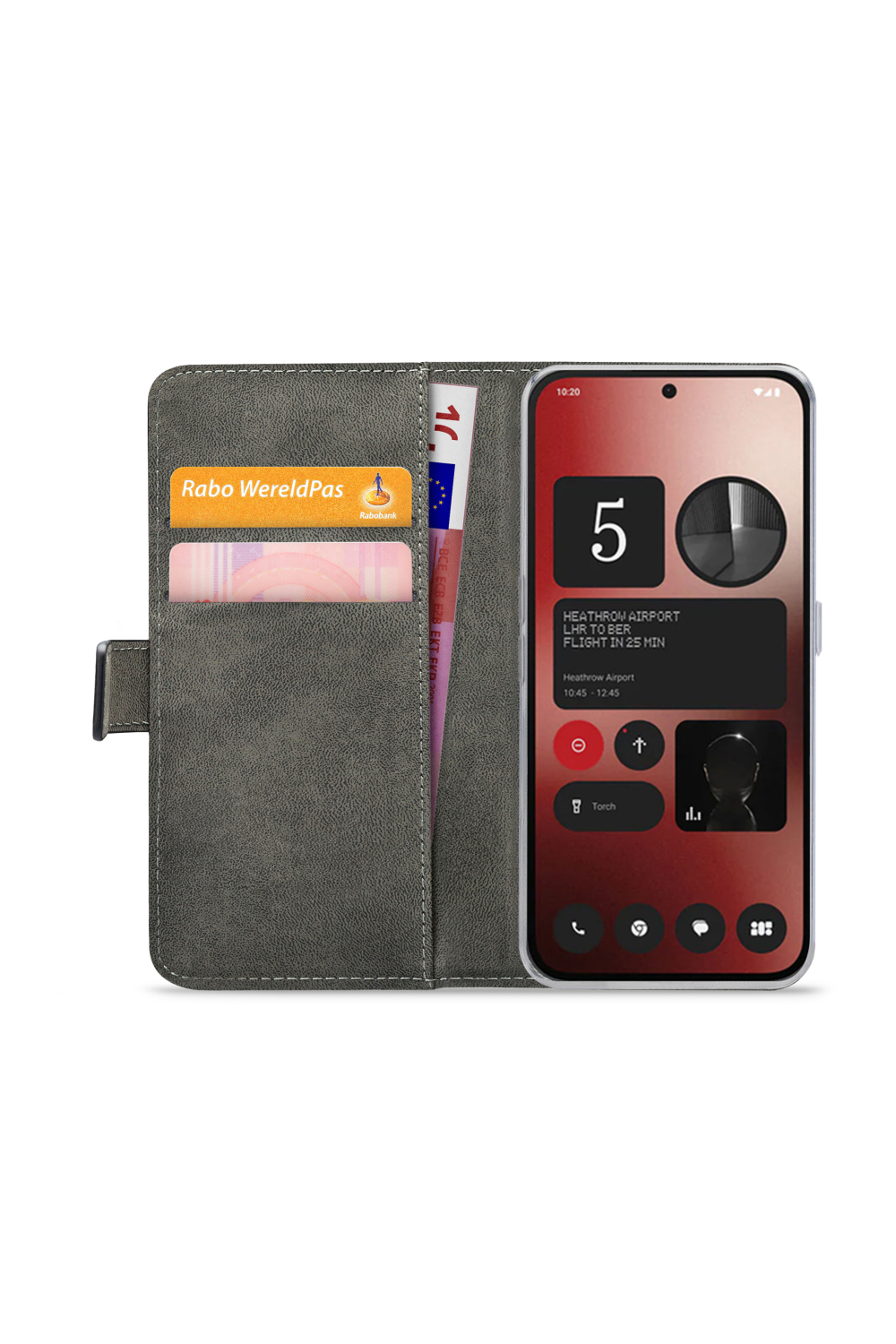Mobilize Classic Gelly Wallet Book Case Nothing Phone (2A) Black - Afbeelding 4