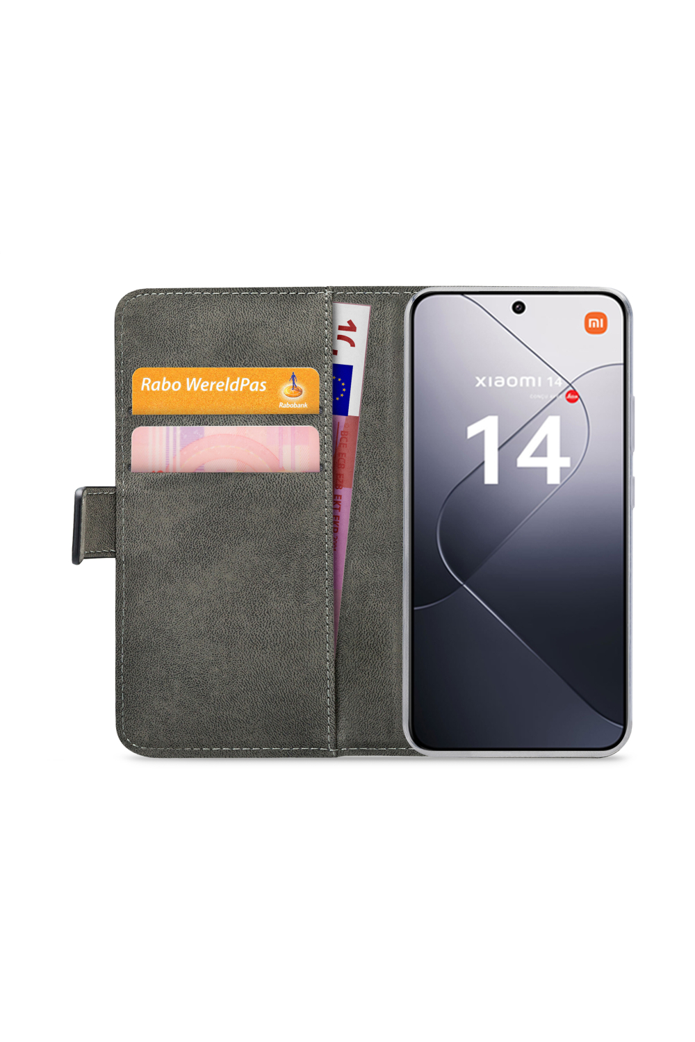 Mobilize Classic Gelly Wallet Book Case Xiaomi 14 Black - Afbeelding 4