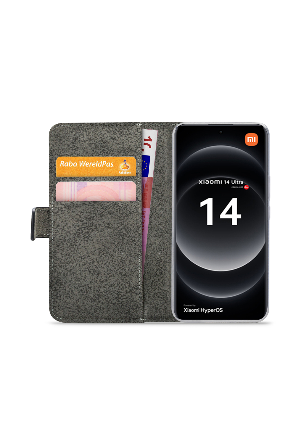 Mobilize Classic Gelly Wallet Book Case Xiaomi 14 Ultra Black - Afbeelding 4