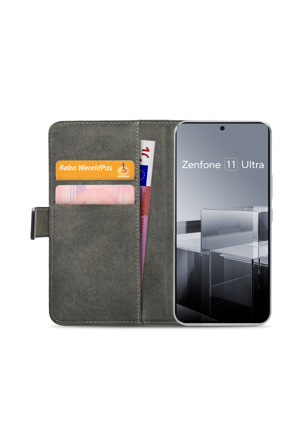 Mobilize Classic Gelly Wallet Book Case Asus Zenfone 11 Ultra Black - Afbeelding 4