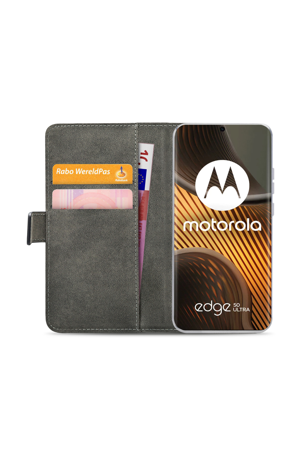 Mobilize Classic Gelly Wallet Book Case Motorola Edge 50 Ultra Black - Afbeelding 4