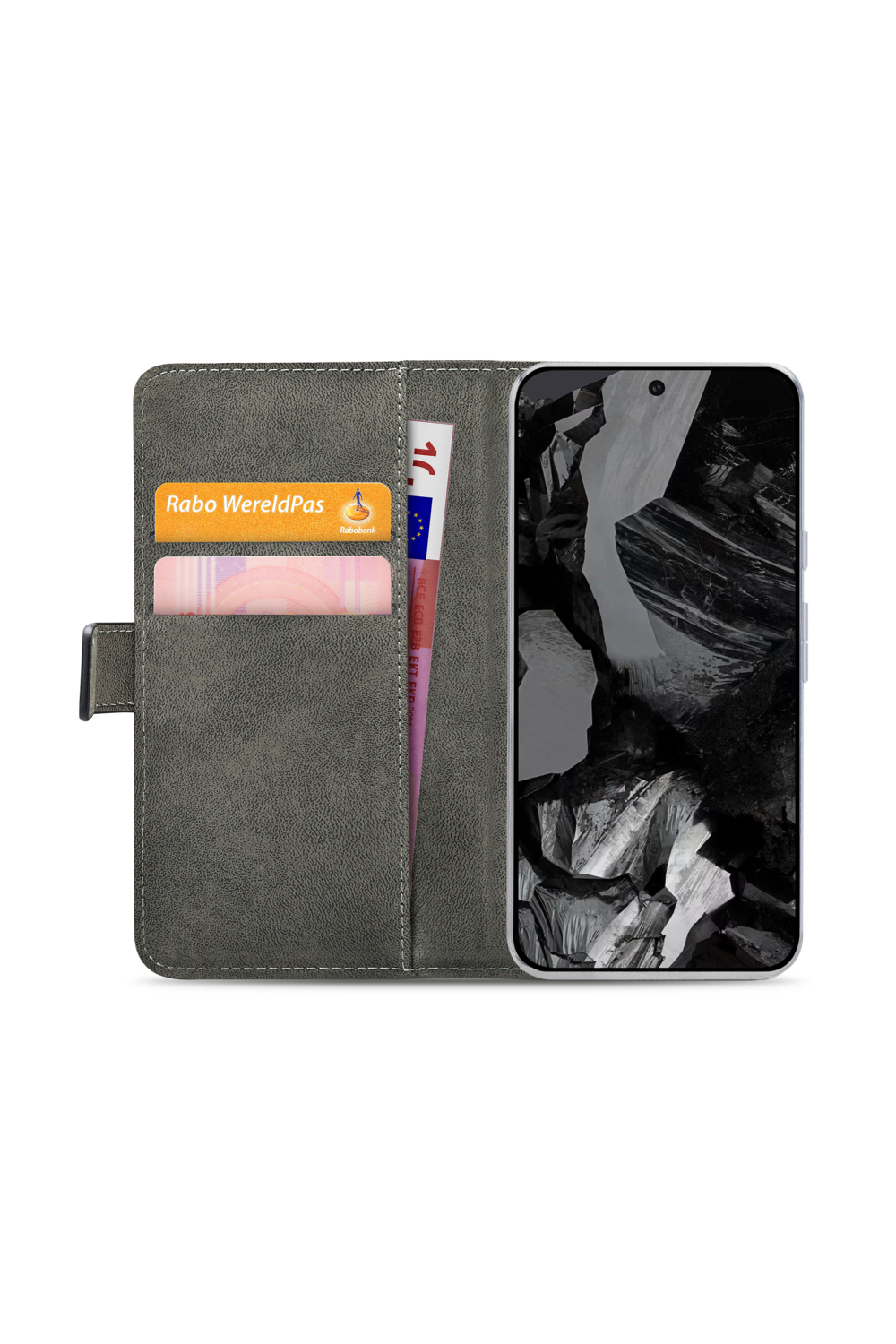 Mobilize Classic Gelly Wallet Book Case Google Pixel 8A Black - Afbeelding 4