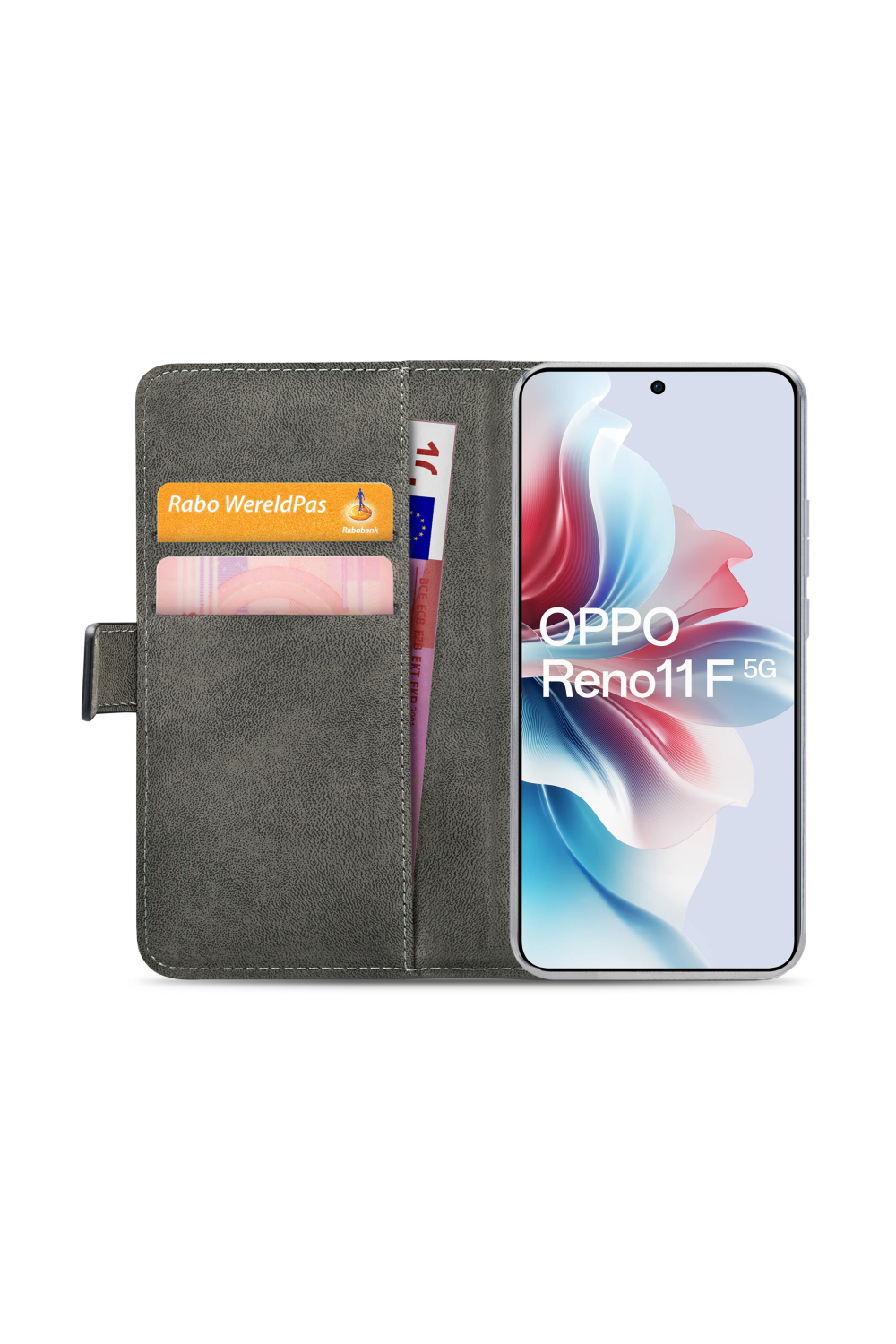 Mobilize Classic Gelly Wallet Book Case Oppo Reno11 F 5G Black - Afbeelding 4