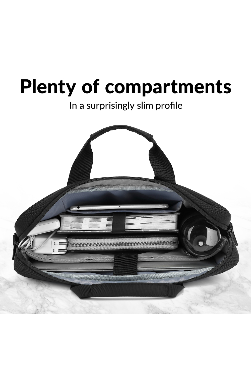Mobilize Waterresistant Laptop Bag Up To 16Inch Black - Afbeelding 8