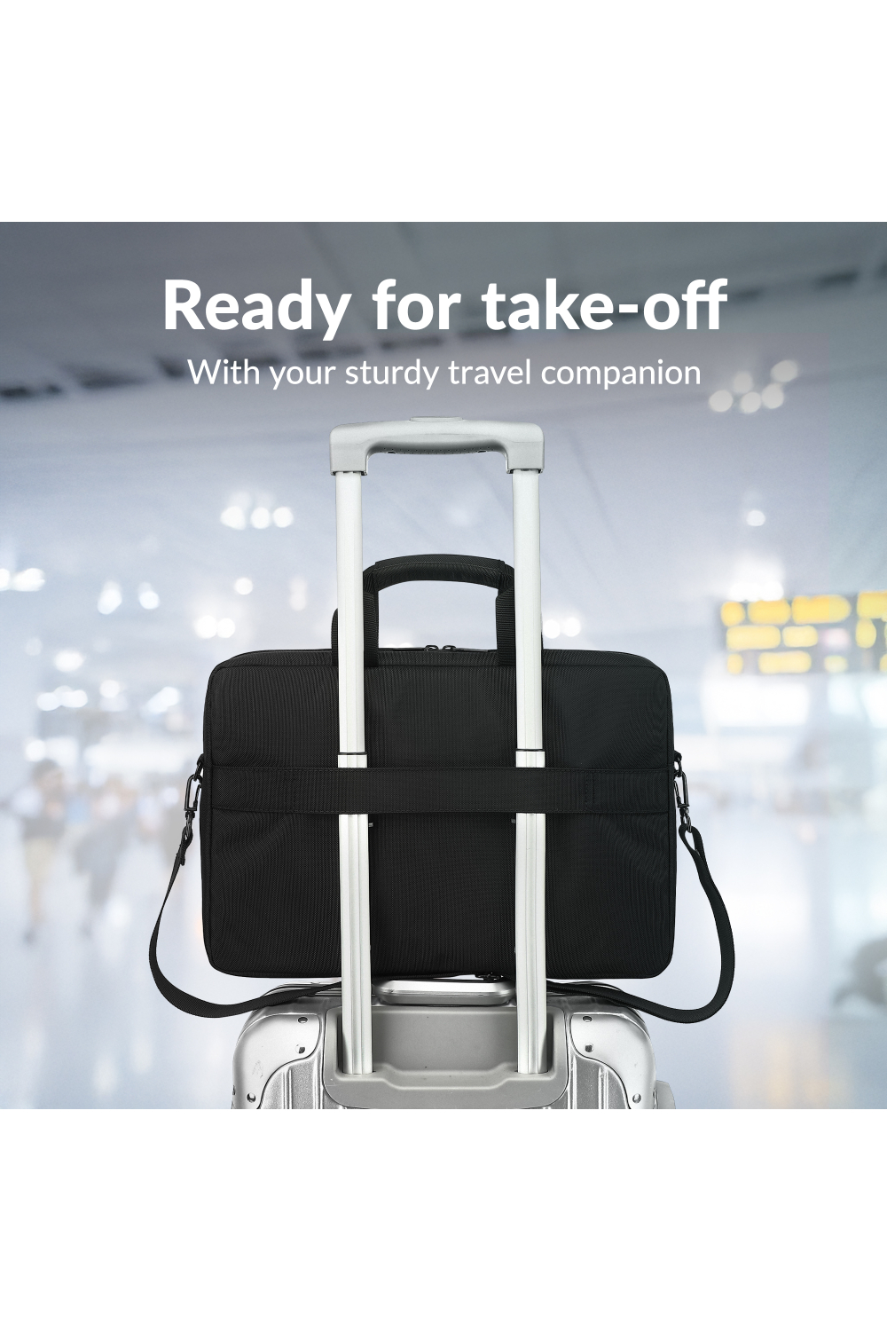 Mobilize Waterresistant Laptop Bag Up To 16Inch Black - Afbeelding 9