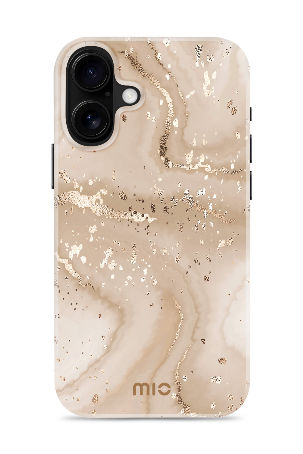 Mio By Mobilize Mio Gold Marble Magsafe Compatible For Iphone 16 Plus