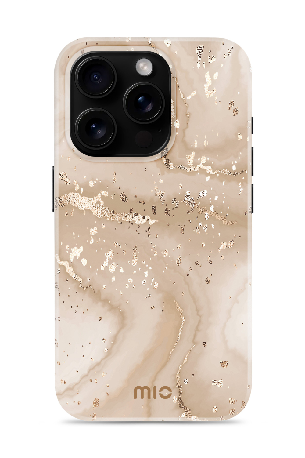 Mio By Mobilize Mio Gold Marble Magsafe Compatible For Iphone 16 Pro
