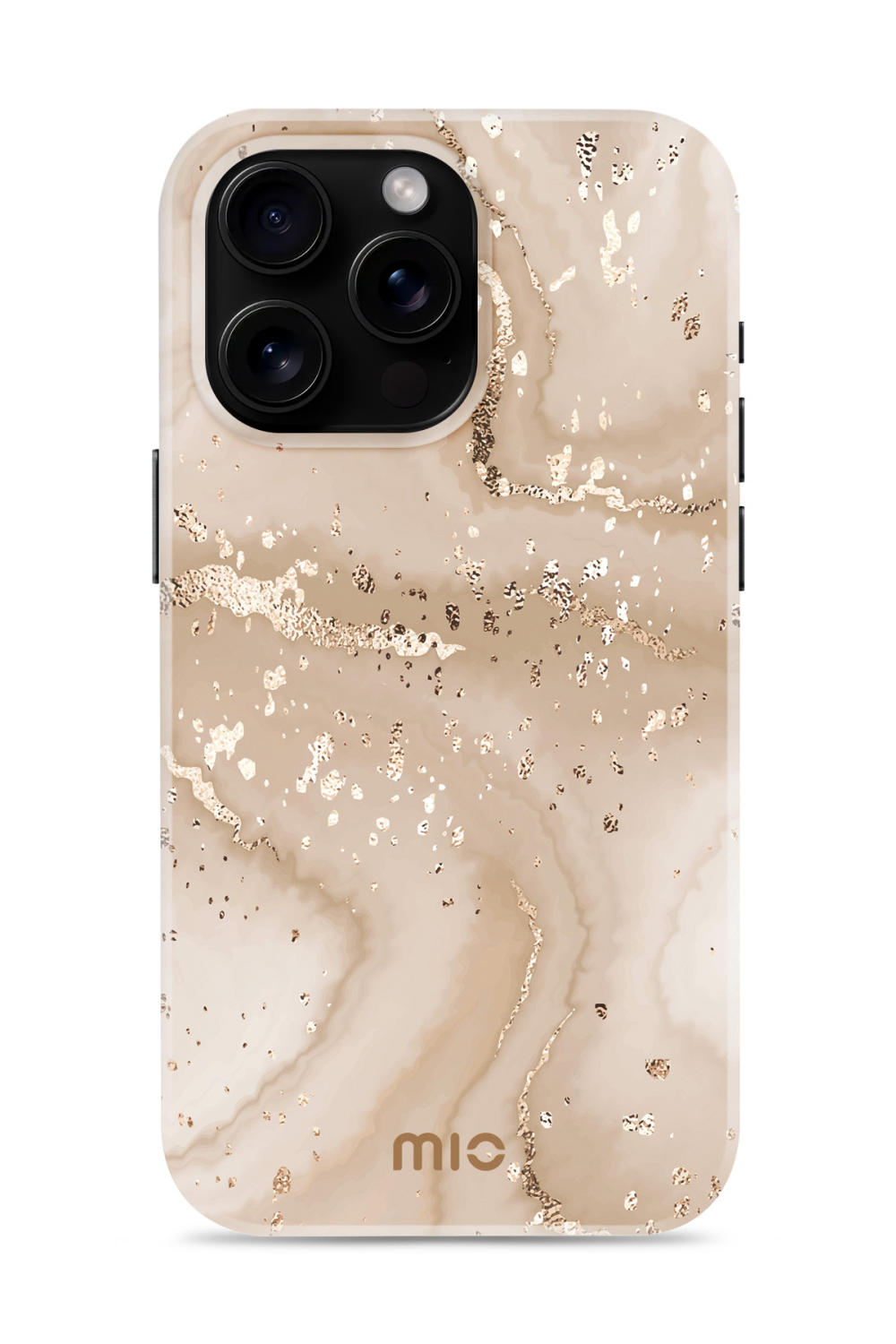 Mio By Mobilize Mio Gold Marble Magsafe Compatible For Iphone 16 Pro Max